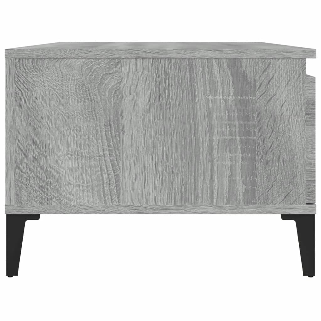 vidaXL Măsuță de cafea, gri sonoma, 90x50x36,5 cm, lemn prelucrat