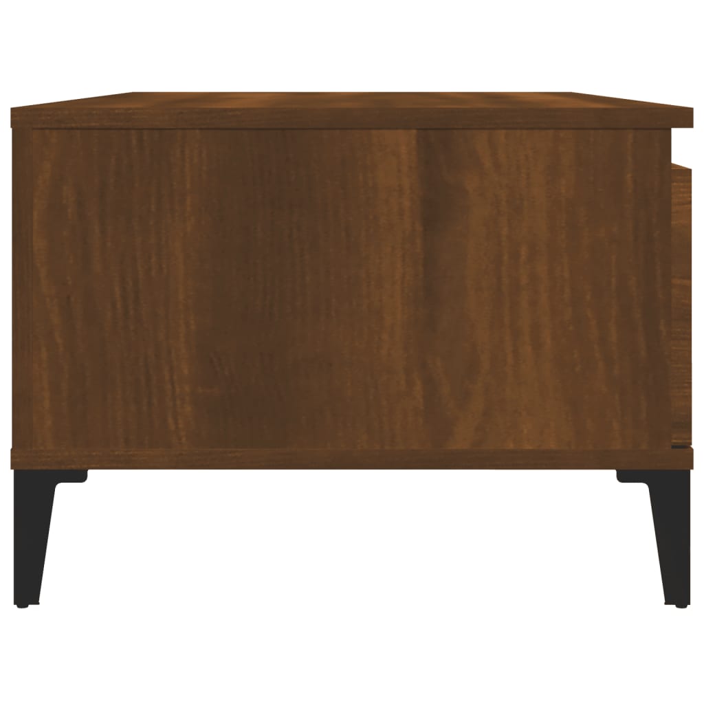 vidaXL Măsuță de cafea, stejar maro, 90x50x36,5 cm, lemn prelucrat vidaXL Măsuță de cafea, stejar maro, 90x50x36,5 cm, lemn prelucrat