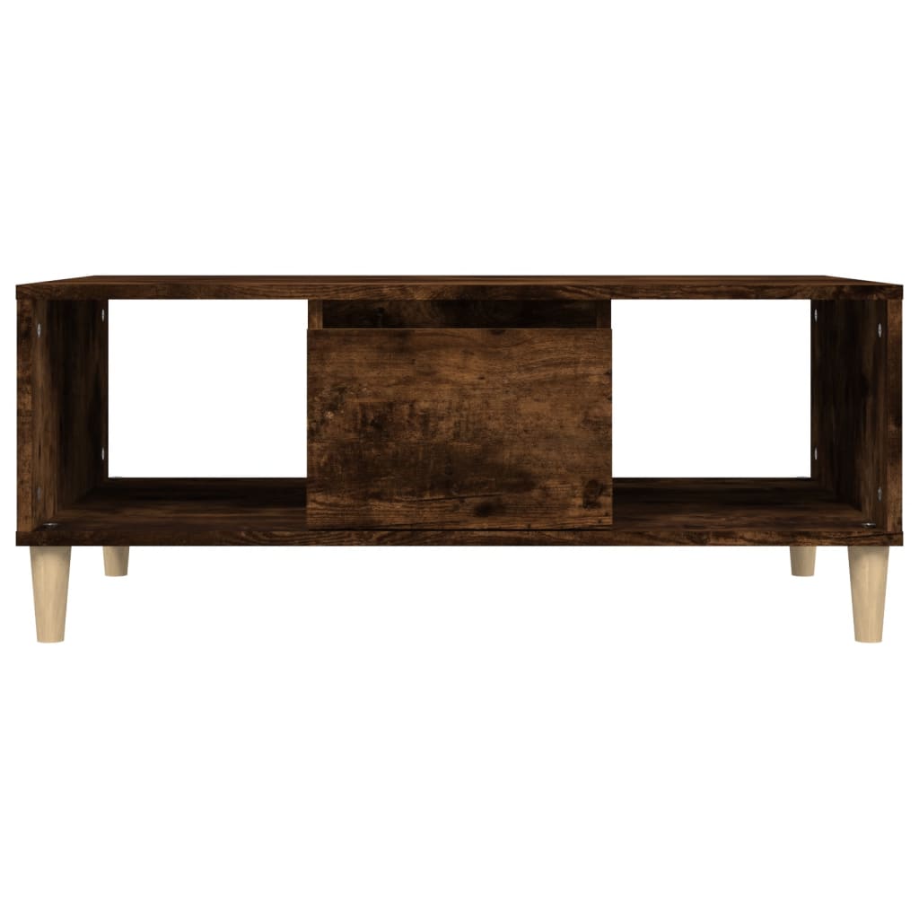 vidaXL Măsuță de cafea, stejar fumuriu, 90x50x36,5 cm, lemn prelucrat vidaXL Măsuță de cafea, stejar fumuriu, 90x50x36,5 cm, lemn prelucrat