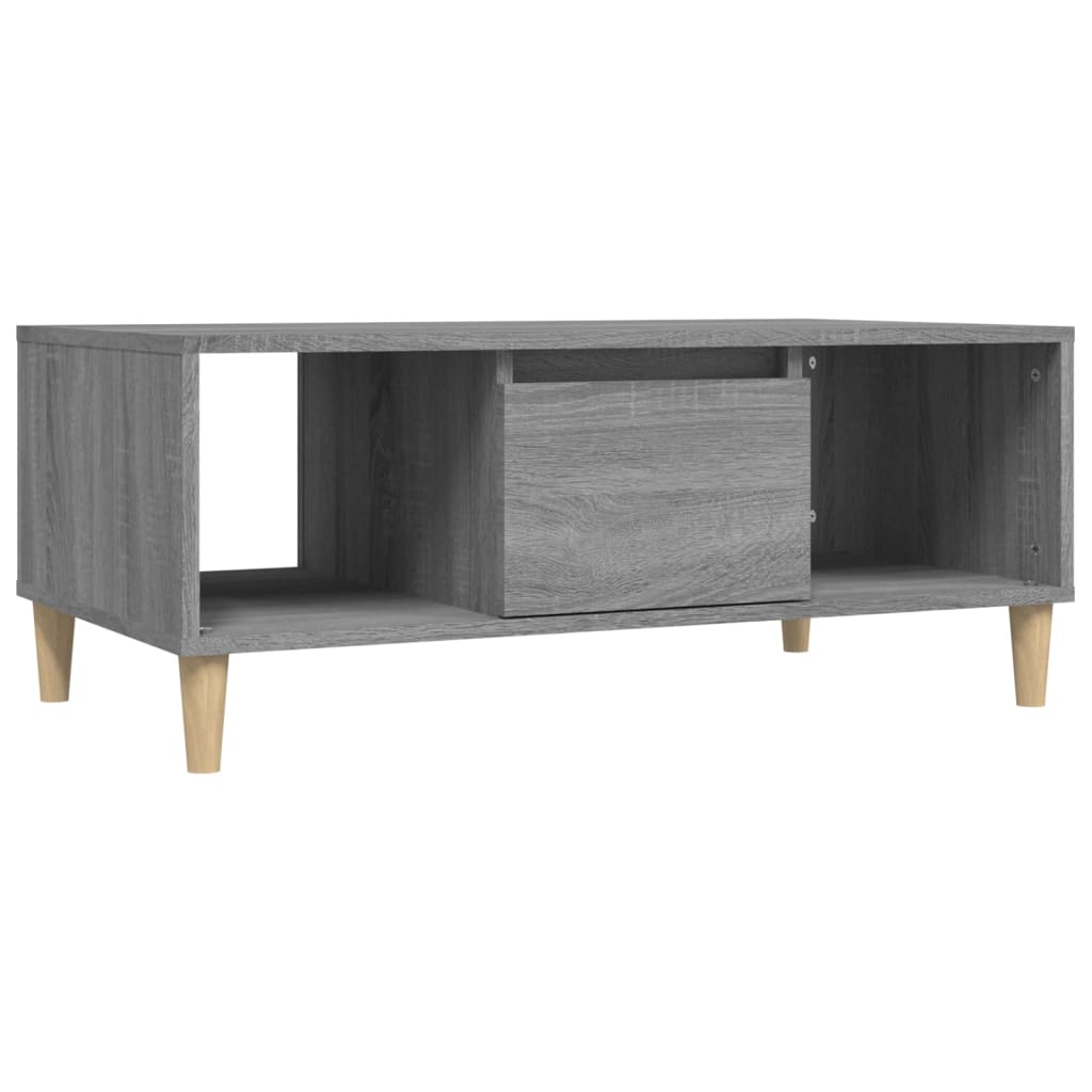 vidaXL Măsuță de cafea, gri sonoma, 90x50x36,5 cm, lemn prelucrat vidaXL Măsuță de cafea, gri sonoma, 90x50x36,5 cm, lemn prelucrat