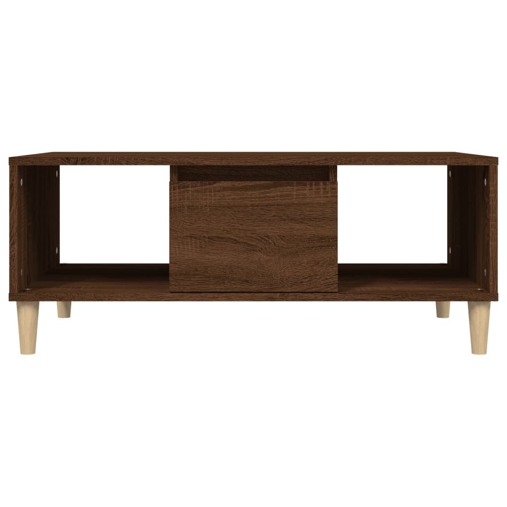 vidaXL Măsuță de cafea, stejar maro, 90x50x36,5 cm, lemn prelucrat vidaXL Măsuță de cafea, stejar maro, 90x50x36,5 cm, lemn prelucrat
