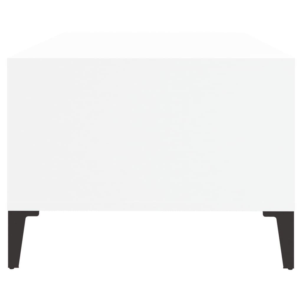 vidaXL Măsuță de cafea, alb, 90x50x36,5 cm, lemn prelucrat vidaXL Măsuță de cafea, alb, 90x50x36,5 cm, lemn prelucrat