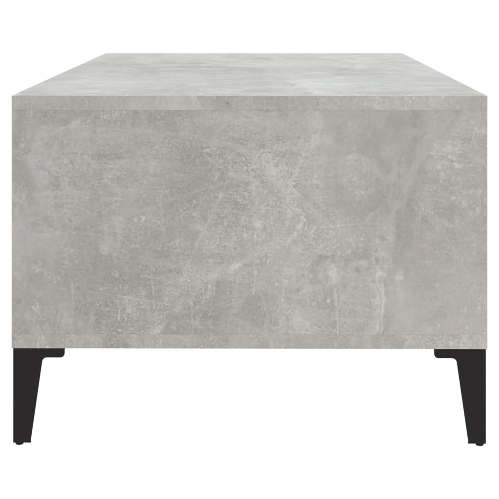 vidaXL Măsuță de cafea, gri beton, 90x50x36,5 cm, lemn prelucrat