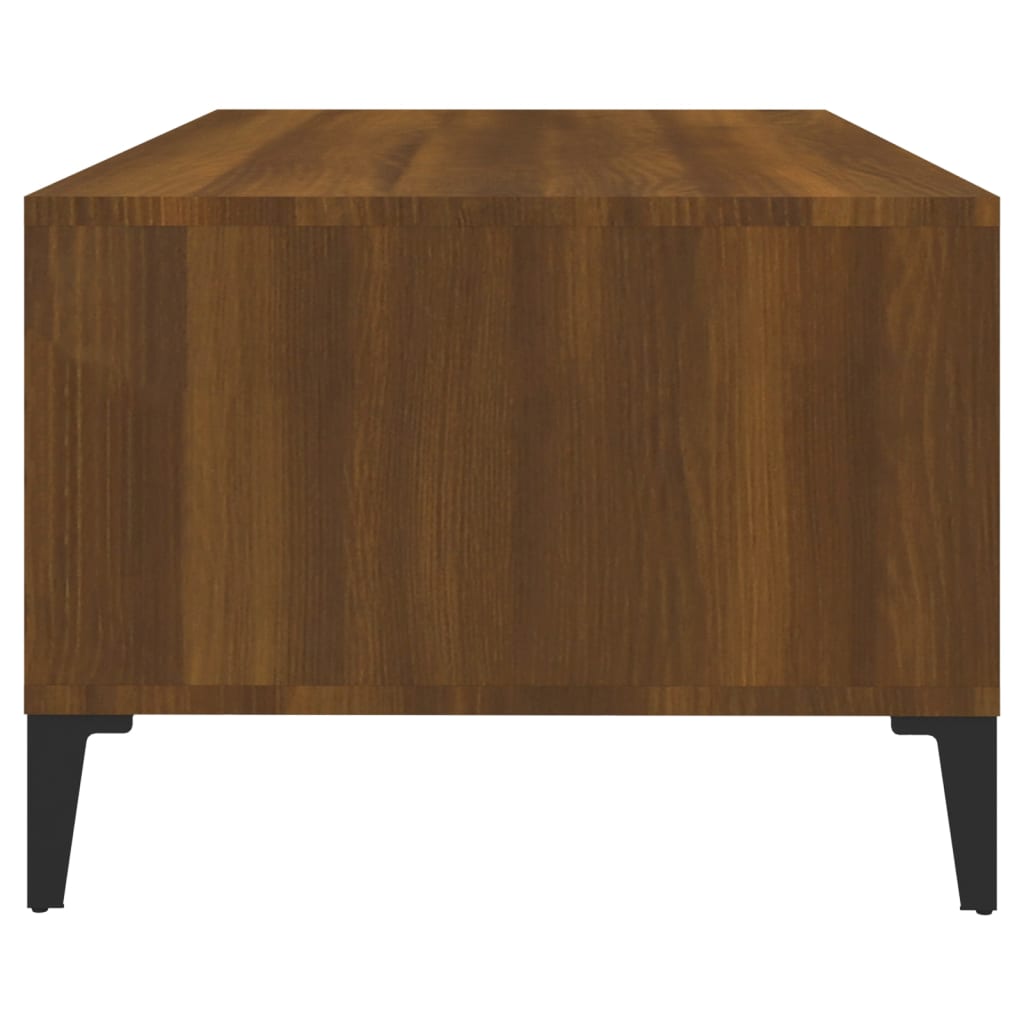 vidaXL Măsuță de cafea, stejar maro, 90x50x36,5 cm, lemn prelucrat vidaXL Măsuță de cafea, stejar maro, 90x50x36,5 cm, lemn prelucrat