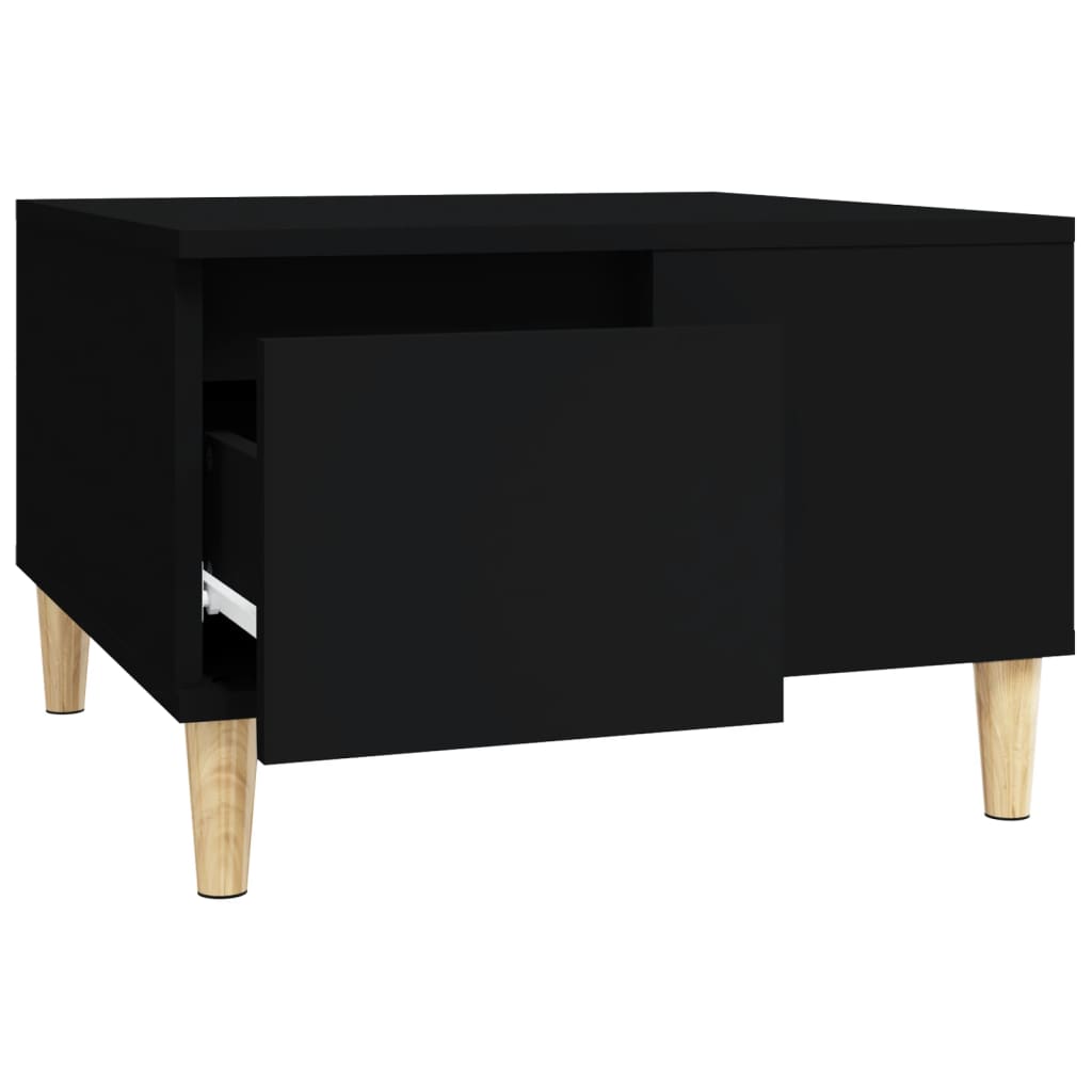 vidaXL Măsuță de cafea, negru, 55x55x36,5 cm, lemn prelucrat vidaXL Măsuță de cafea, negru, 55x55x36,5 cm, lemn prelucrat