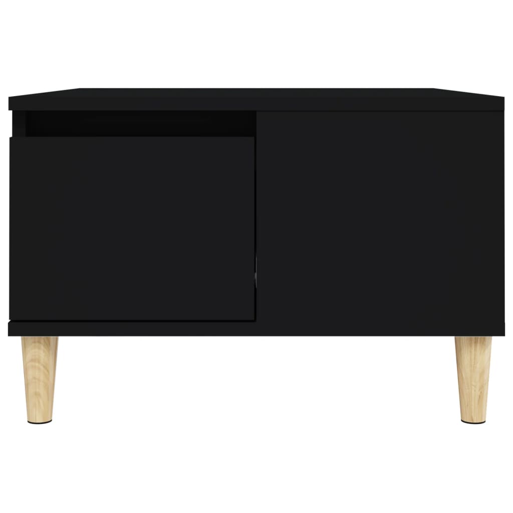 vidaXL Măsuță de cafea, negru, 55x55x36,5 cm, lemn prelucrat vidaXL Măsuță de cafea, negru, 55x55x36,5 cm, lemn prelucrat