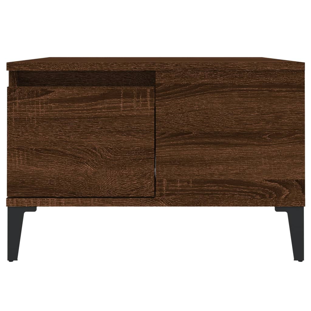 vidaXL Măsuță de cafea, stejar maro, 55x55x36,5 cm, lemn prelucrat vidaXL Măsuță de cafea, stejar maro, 55x55x36,5 cm, lemn prelucrat
