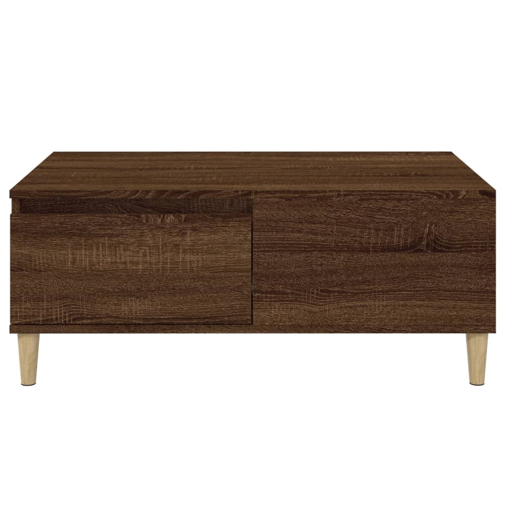 vidaXL Măsuță de cafea, stejar maro, 90x50x36,5 cm, lemn prelucrat vidaXL Măsuță de cafea, stejar maro, 90x50x36,5 cm, lemn prelucrat