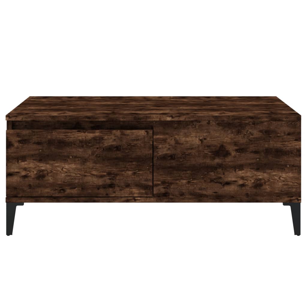 vidaXL Măsuță de cafea, stejar fumuriu, 90x50x36,5 cm, lemn prelucrat vidaXL Măsuță de cafea, stejar fumuriu, 90x50x36,5 cm, lemn prelucrat