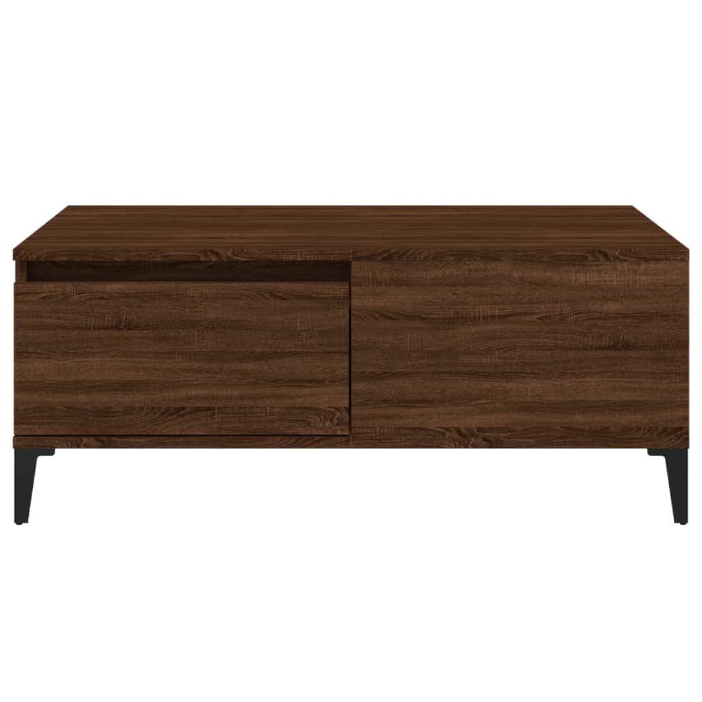vidaXL Măsuță de cafea, stejar maro, 90x50x36,5 cm, lemn prelucrat vidaXL Măsuță de cafea, stejar maro, 90x50x36,5 cm, lemn prelucrat