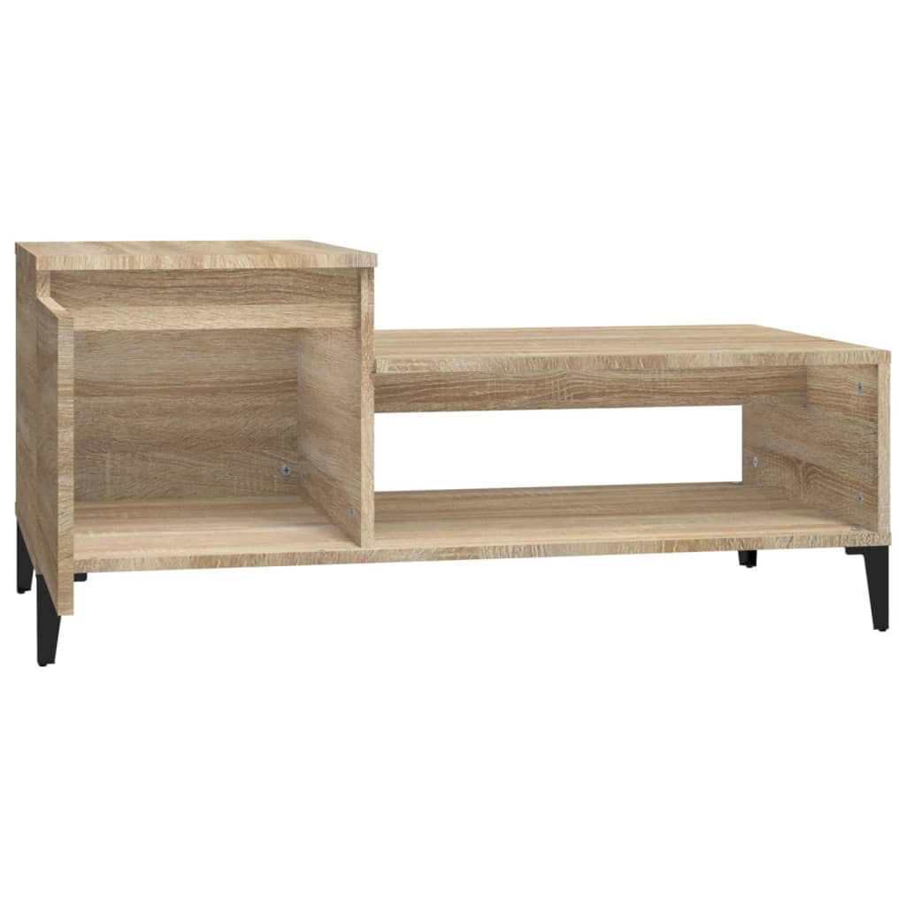 vidaXL Măsuță de cafea, stejar sonoma, 100x50x45 cm, lemn prelucrat vidaXL Măsuță de cafea, stejar sonoma, 100x50x45 cm, lemn prelucrat