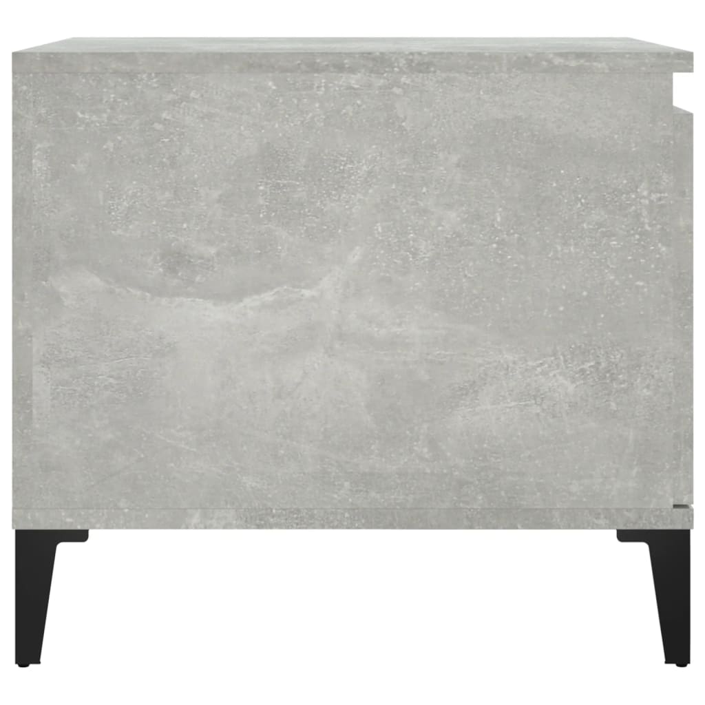 vidaXL Măsuță de cafea, gri beton, 100x50x45 cm, lemn prelucrat vidaXL Măsuță de cafea, gri beton, 100x50x45 cm, lemn prelucrat