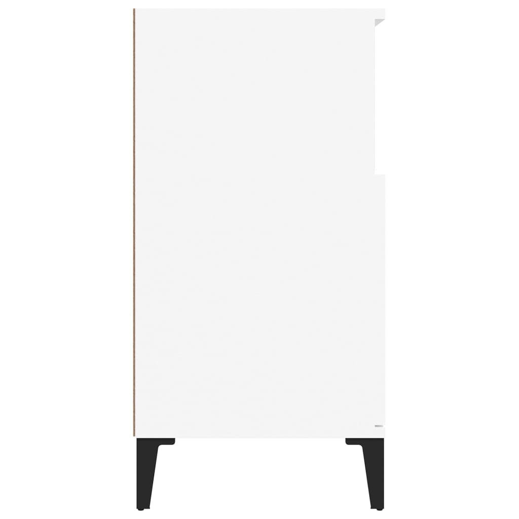 vidaXL Dulap, alb, 60x35x70 cm, lemn prelucrat