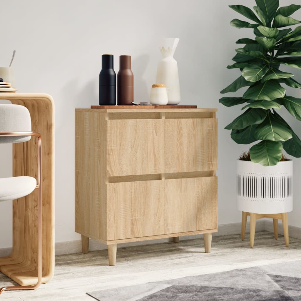 vidaXL Servantă, stejar sonoma, 60x35x70 cm, lemn prelucrat