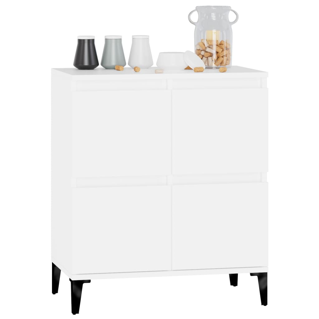 vidaXL Servantă, alb, 60x35x70 cm, lemn prelucrat