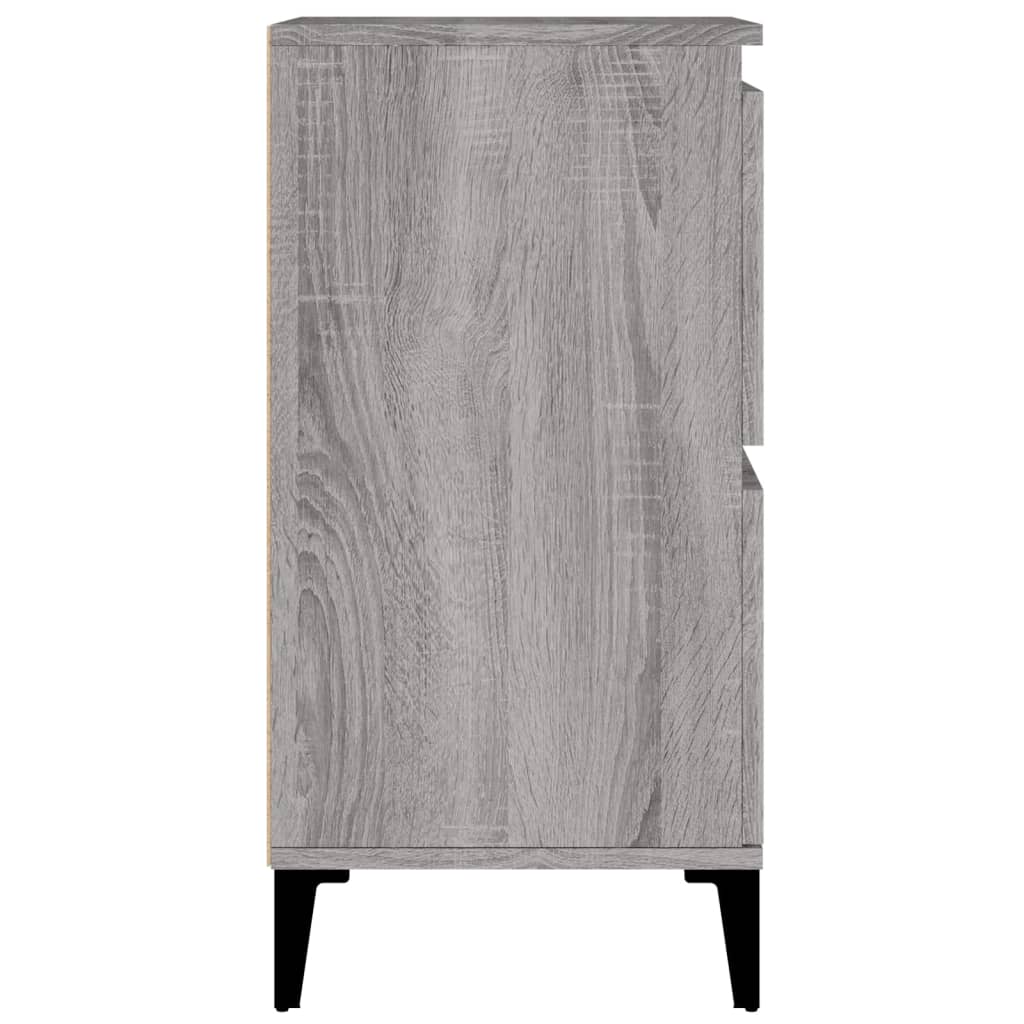 vidaXL Servantă, sonoma gri, 60x35x70 cm, lemn prelucrat