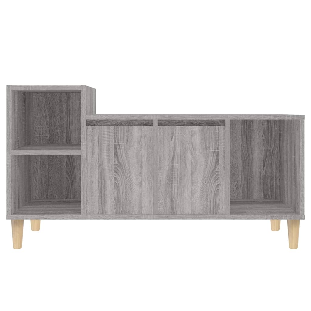 vidaXL Comodă TV, gri sonoma, 100x35x55 cm, lemn prelucrat vidaXL Comodă TV, gri sonoma, 100x35x55 cm, lemn prelucrat
