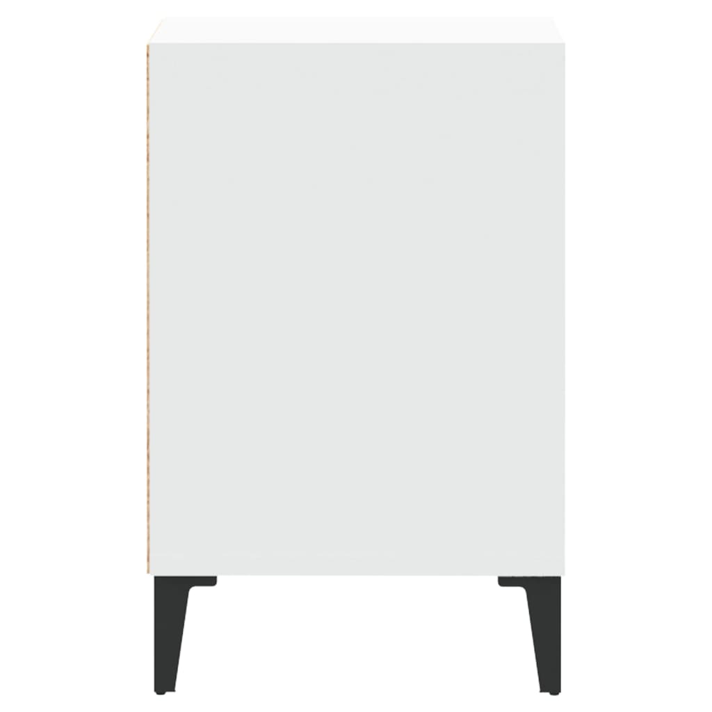 vidaXL Comodă TV, alb, 100x35x55 cm, lemn prelucrat vidaXL Comodă TV, alb, 100x35x55 cm, lemn prelucrat