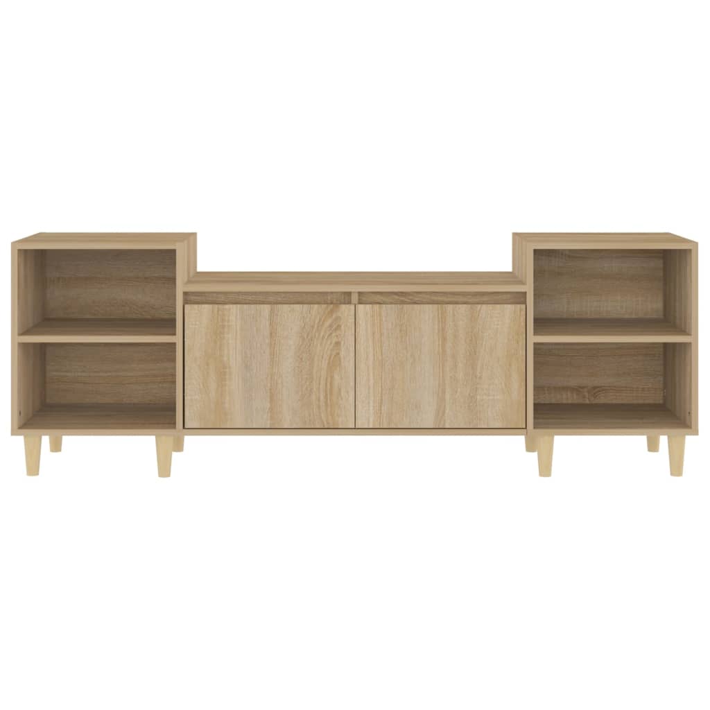 vidaXL Comodă TV, stejar sonoma, 160x35x55 cm, lemn prelucrat vidaXL Comodă TV, stejar sonoma, 160x35x55 cm, lemn prelucrat