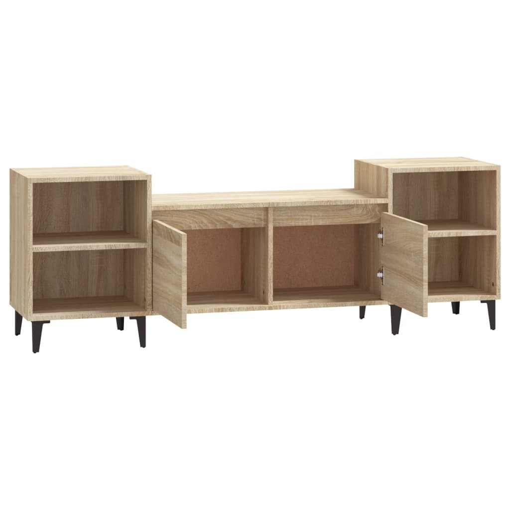 vidaXL Comodă TV, stejar sonoma, 160x35x55 cm, lemn prelucrat vidaXL Comodă TV, stejar sonoma, 160x35x55 cm, lemn prelucrat