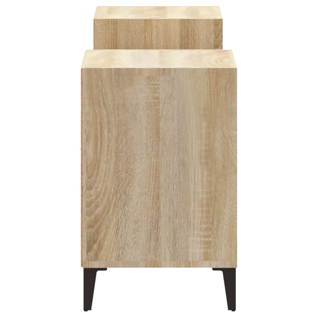 vidaXL Comodă TV, stejar sonoma, 160x35x55 cm, lemn prelucrat vidaXL Comodă TV, stejar sonoma, 160x35x55 cm, lemn prelucrat
