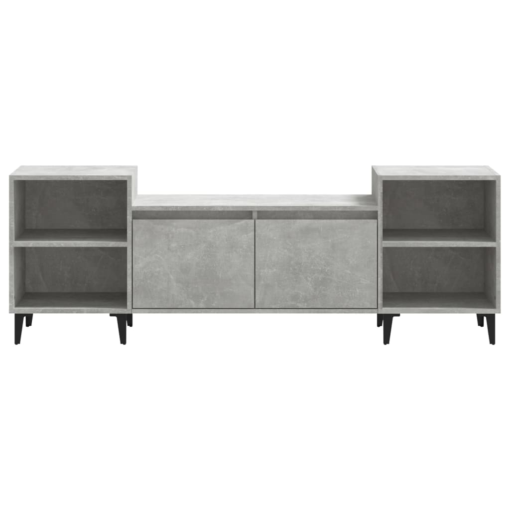vidaXL Comodă TV, gri beton, 160x35x55 cm, lemn prelucrat vidaXL Comodă TV, gri beton, 160x35x55 cm, lemn prelucrat