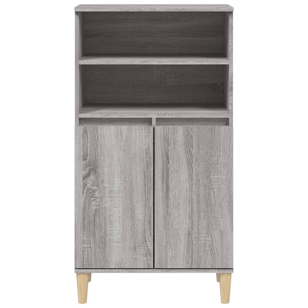 vidaXL Dulap înalt, gri sonoma, 60x36x110 cm, lemn prelucrat
