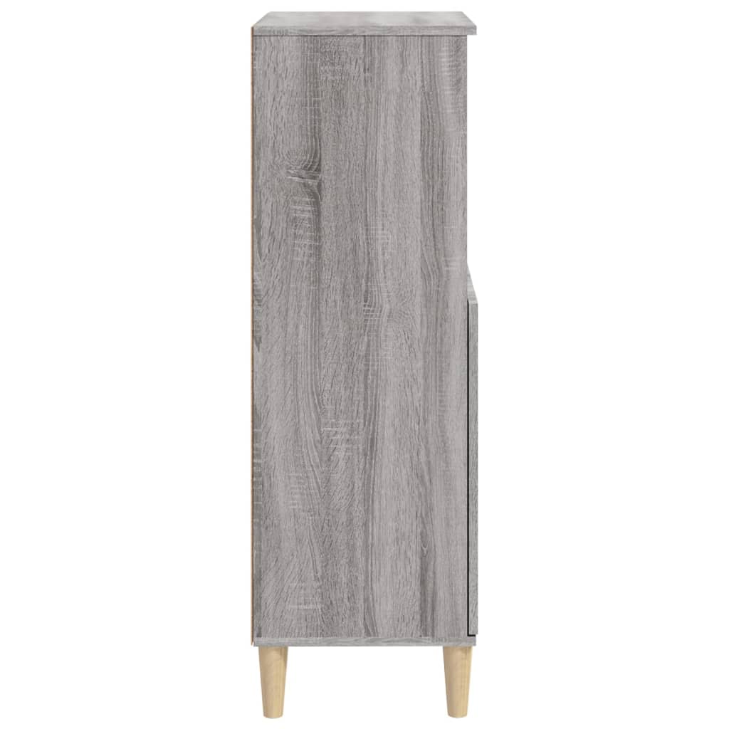 vidaXL Dulap înalt, gri sonoma, 60x36x110 cm, lemn prelucrat