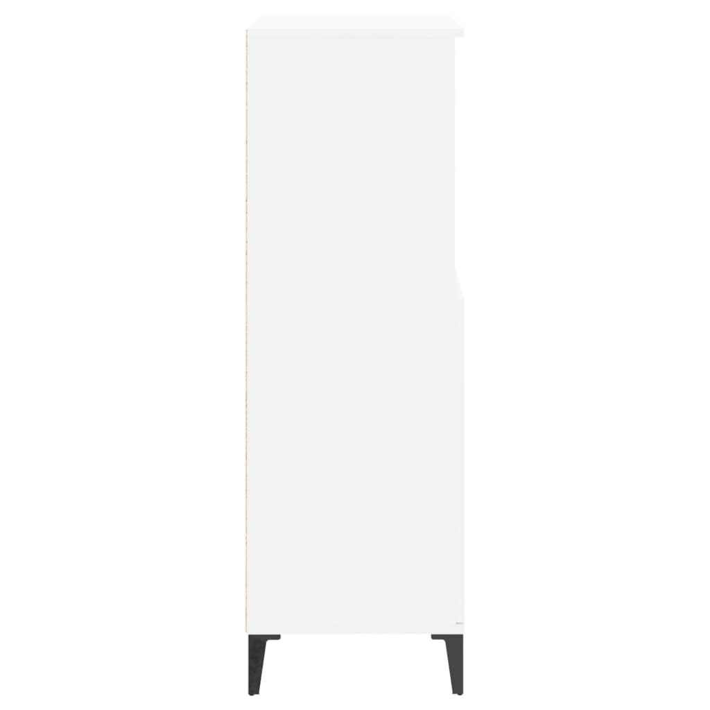 vidaXL Bufet înalt, alb, 60x36x110 cm, lemn prelucrat vidaXL Bufet înalt, alb, 60x36x110 cm, lemn prelucrat