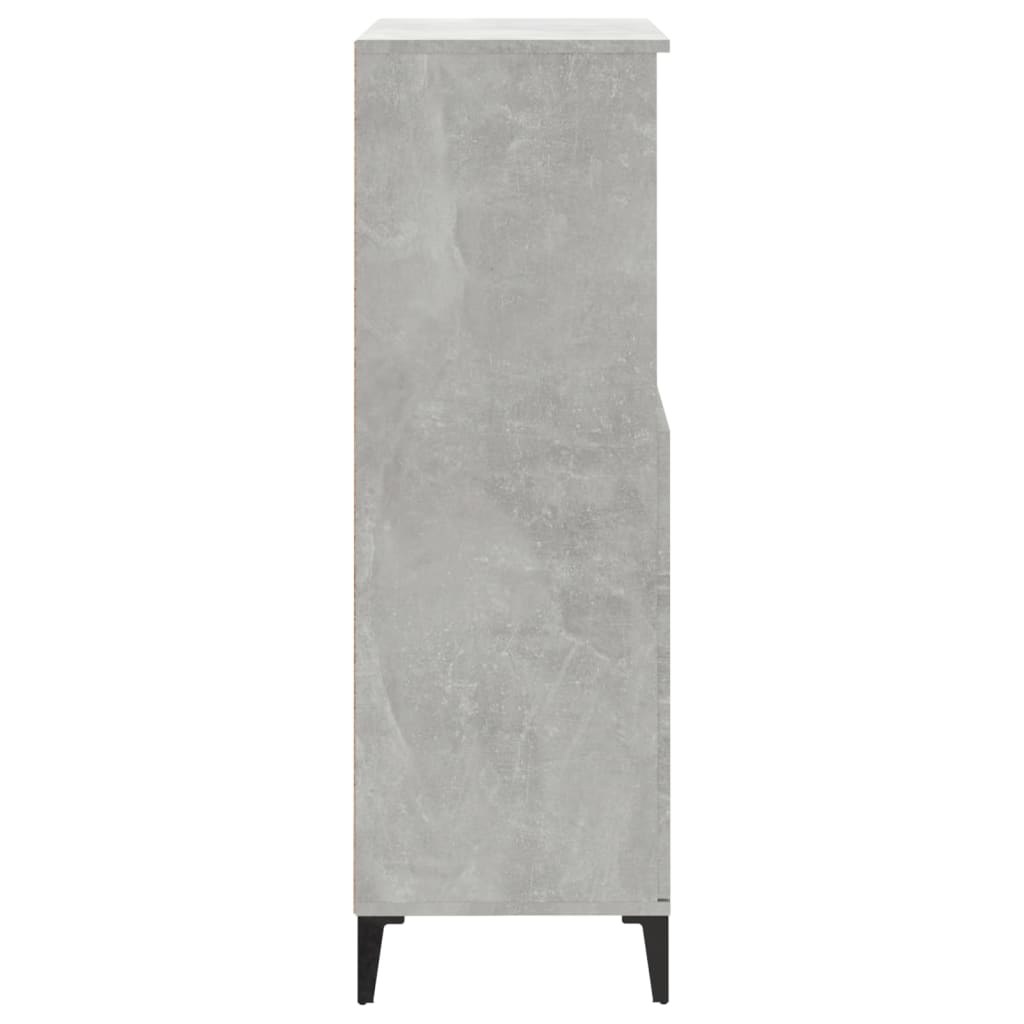 vidaXL Dulap înalt, gri beton, 60x36x110 cm, lemn compozit vidaXL Dulap înalt, gri beton, 60x36x110 cm, lemn compozit