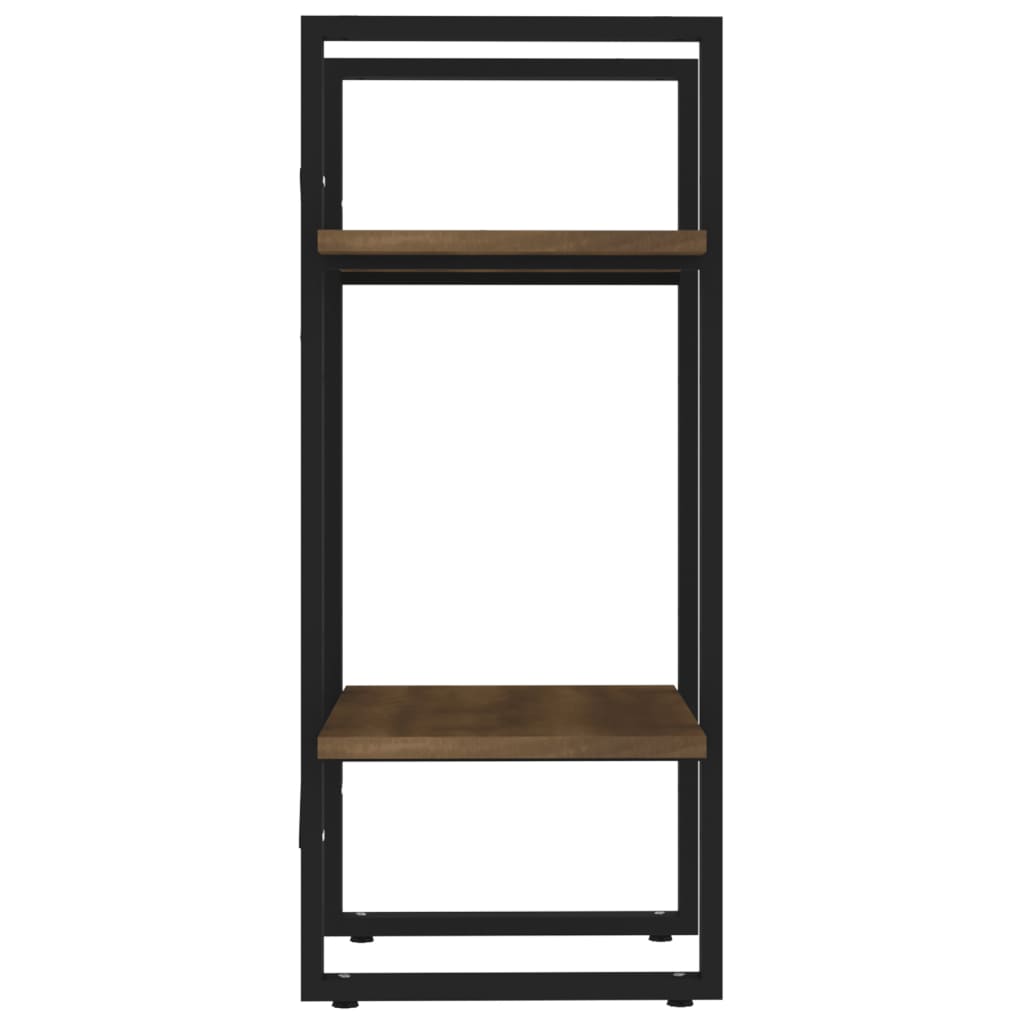 vidaXL Bibliotecă cu 2 niveluri stejar maro 40x30x70 cm lemn compozit vidaXL Bibliotecă cu 2 niveluri stejar maro 40x30x70 cm lemn compozit
