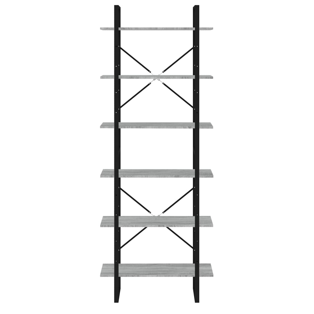 vidaXL Dulap înalt, gri sonoma, 80x30x210 cm, lemn compozit vidaXL Dulap înalt, gri sonoma, 80x30x210 cm, lemn compozit