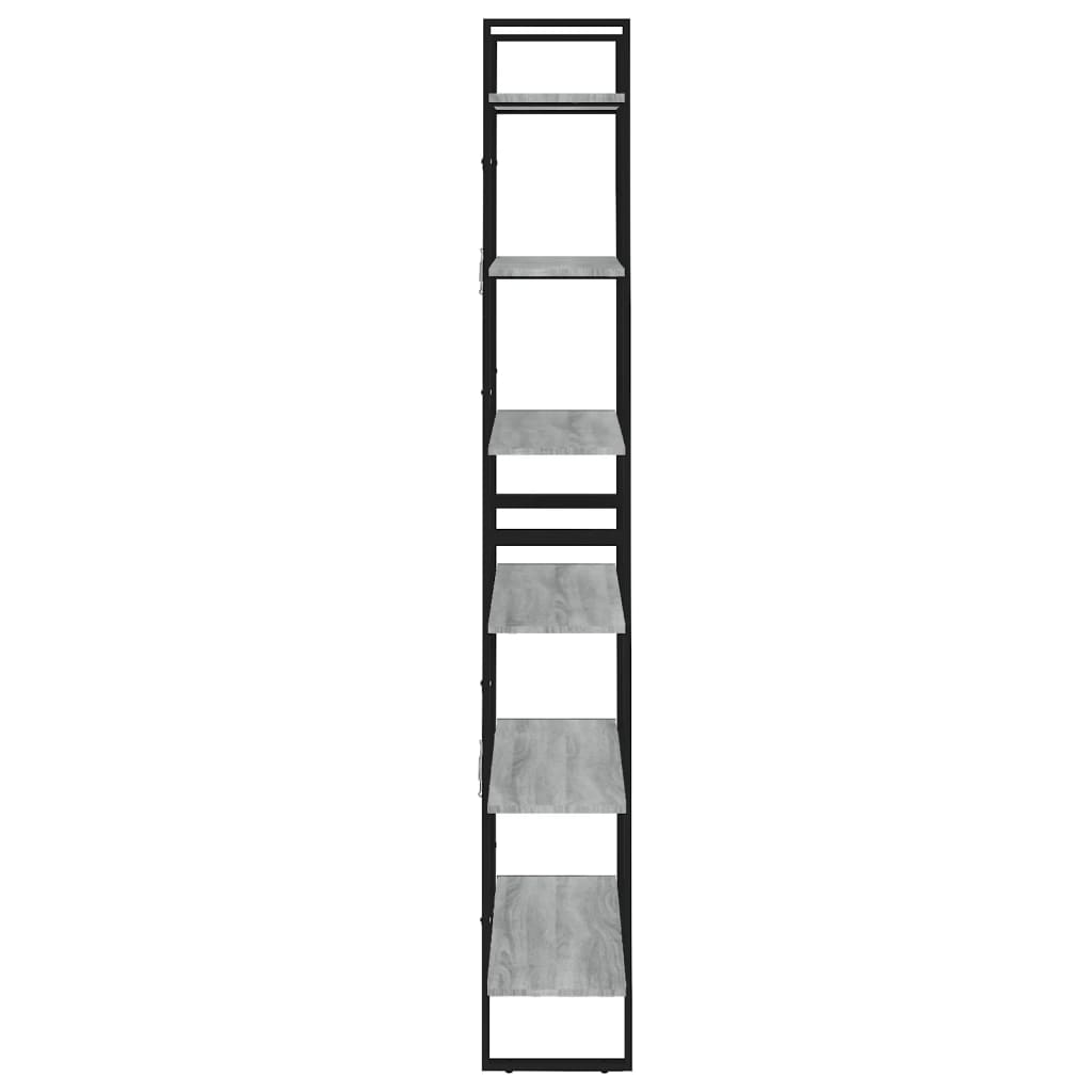 vidaXL Dulap înalt, gri sonoma, 80x30x210 cm, lemn compozit vidaXL Dulap înalt, gri sonoma, 80x30x210 cm, lemn compozit