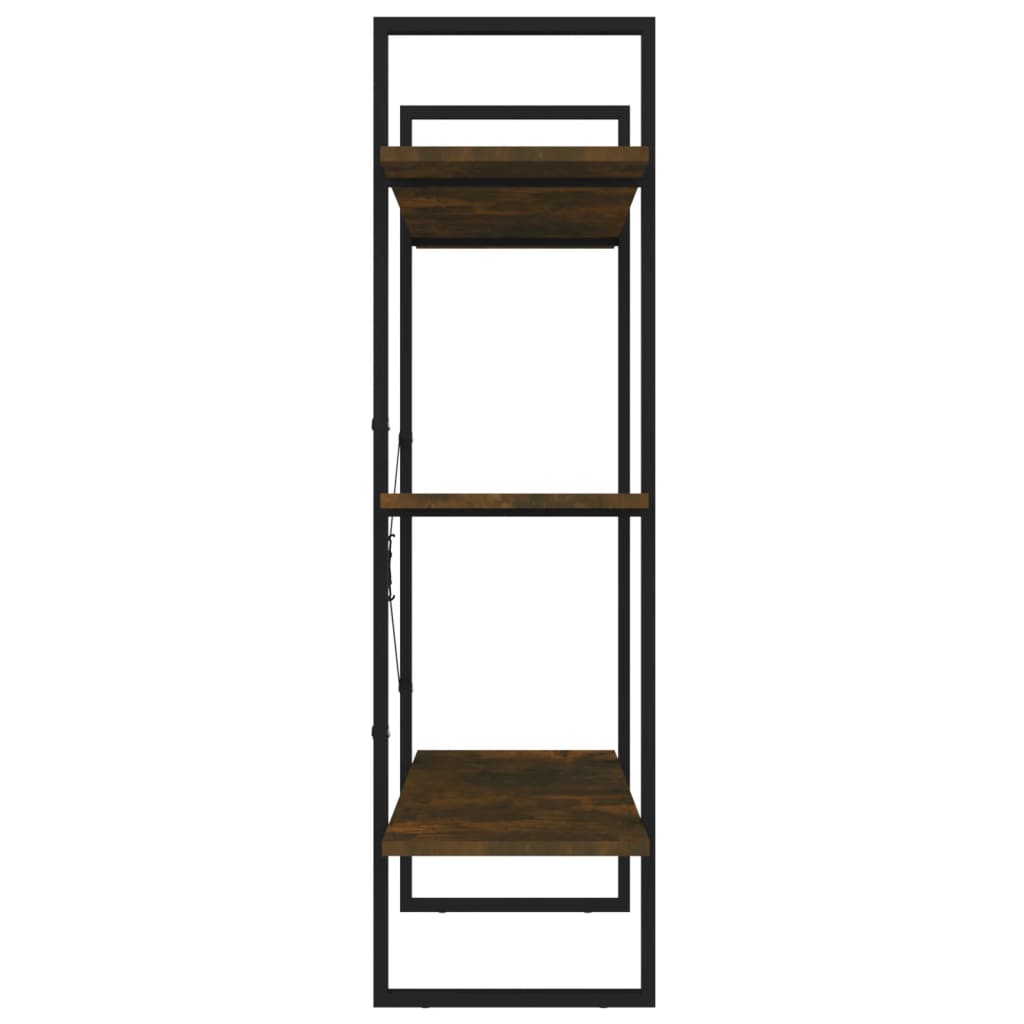 vidaXL Bibliotecă, stejar fumuriu, 100x30x105 cm, lemn prelucrat vidaXL Bibliotecă, stejar fumuriu, 100x30x105 cm, lemn prelucrat