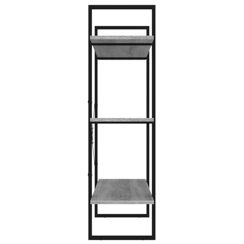 vidaXL Bibliotecă, gri sonoma, 100x30x105 cm, lemn prelucrat vidaXL Bibliotecă, gri sonoma, 100x30x105 cm, lemn prelucrat