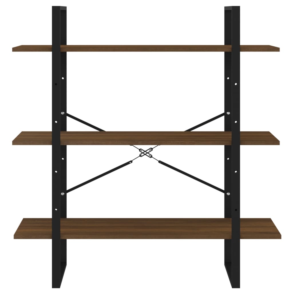 vidaXL Bibliotecă, stejar maro, 100x30x105 cm, lemn prelucrat