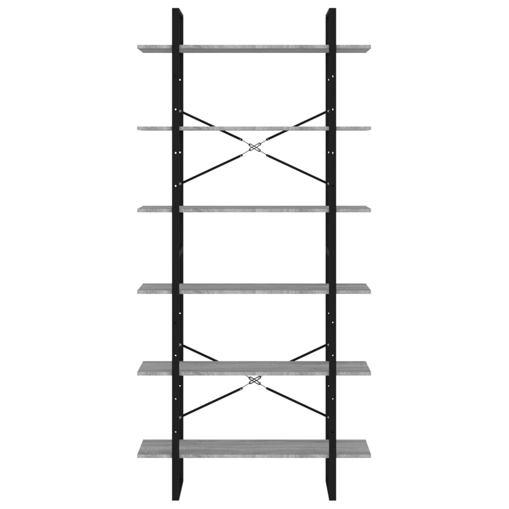 vidaXL Dulap înalt, gri sonoma, 100x30x210 cm, lemn prelucrat vidaXL Dulap înalt, gri sonoma, 100x30x210 cm, lemn prelucrat