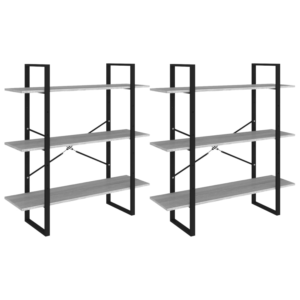 vidaXL Dulap înalt, gri sonoma, 100x30x210 cm, lemn prelucrat vidaXL Dulap înalt, gri sonoma, 100x30x210 cm, lemn prelucrat