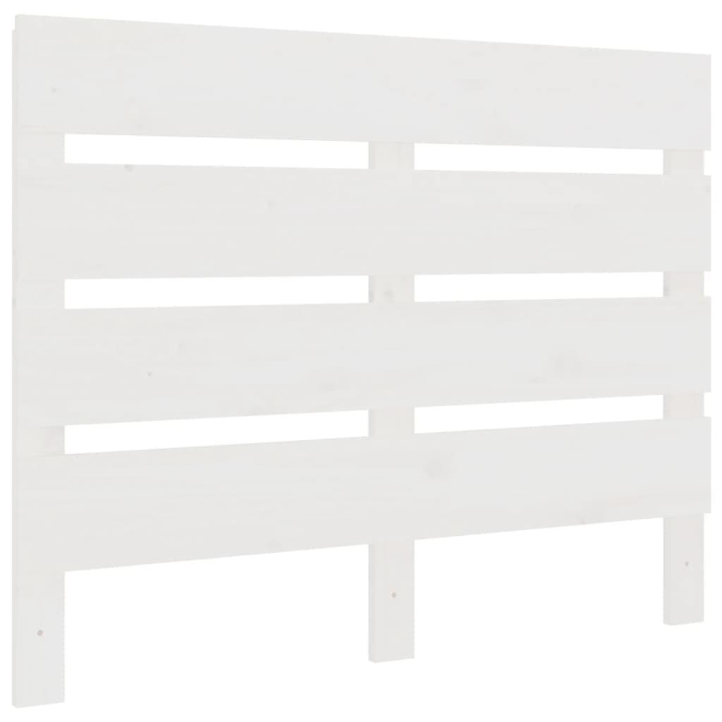 vidaXL Tăblie de pat, alb, 75x3x80 cm, lemn masiv de pin vidaXL Tăblie de pat, alb, 75x3x80 cm, lemn masiv de pin