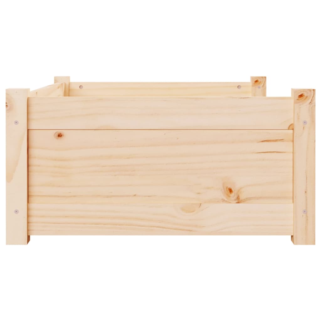 vidaXL Pat pentru câini, 75,5x55,5x28 cm, lemn masiv de pin vidaXL Pat pentru câini, 75,5x55,5x28 cm, lemn masiv de pin