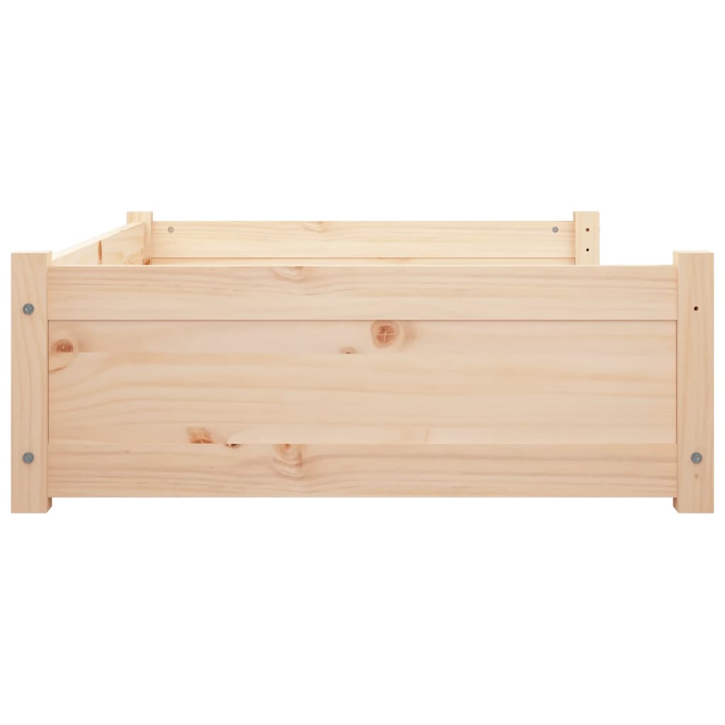 vidaXL Pat pentru câini, 105,5x75,5x28 cm, lemn masiv de pin vidaXL Pat pentru câini, 105,5x75,5x28 cm, lemn masiv de pin