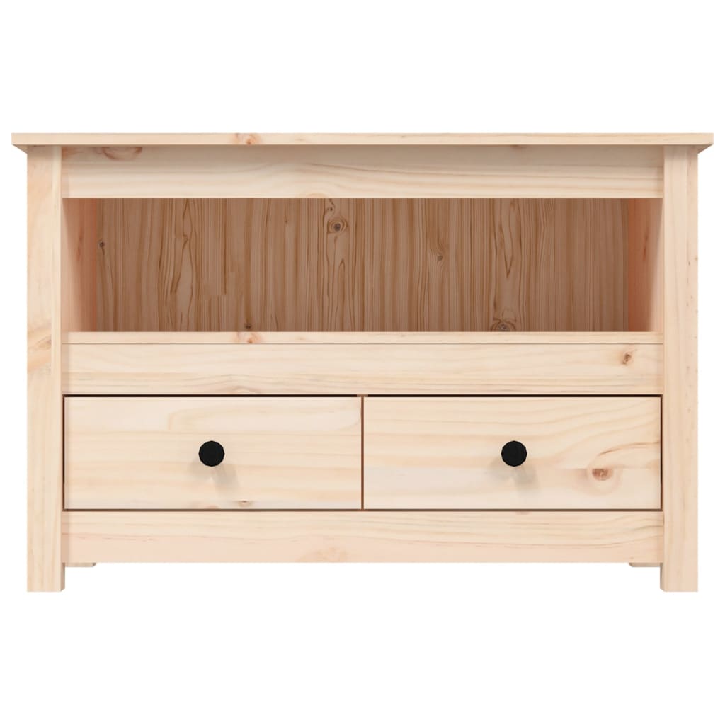 vidaXL Comodă TV, 79x35x52 cm, lemn masiv de pin
