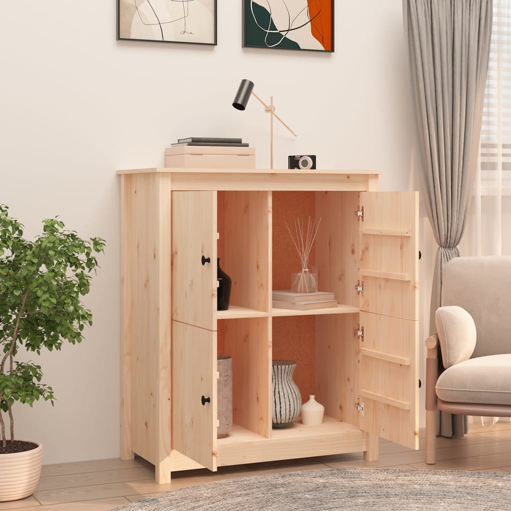 vidaXL Servantă, 83x41,5x100 cm, lemn masiv de pin vidaXL Servantă, 83x41,5x100 cm, lemn masiv de pin