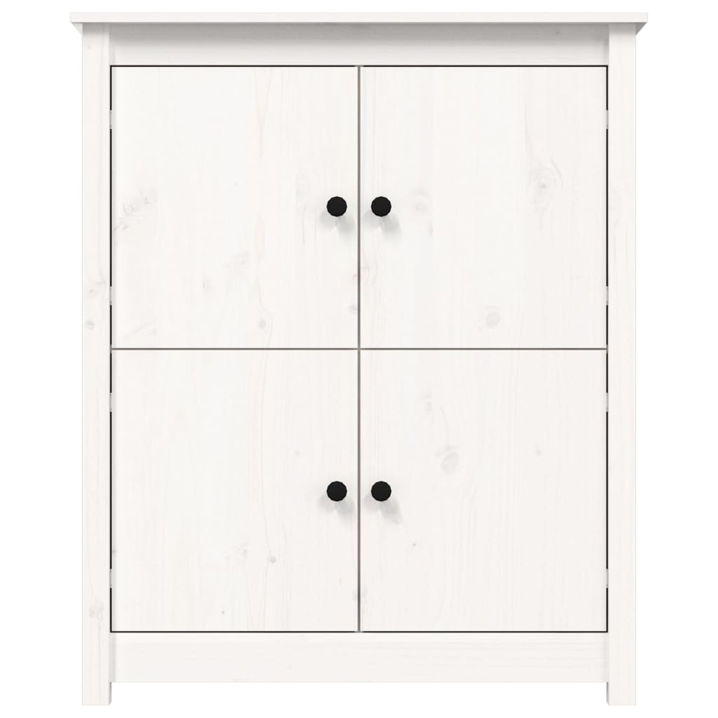 vidaXL Servantă, alb, 83x41,5x100 cm, lemn masiv de pin