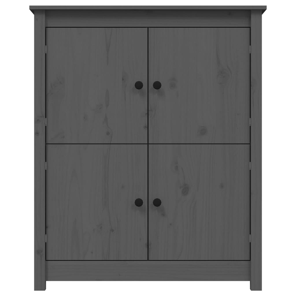 vidaXL Servantă, gri, 83x41,5x100 cm, lemn masiv de pin vidaXL Servantă, gri, 83x41,5x100 cm, lemn masiv de pin