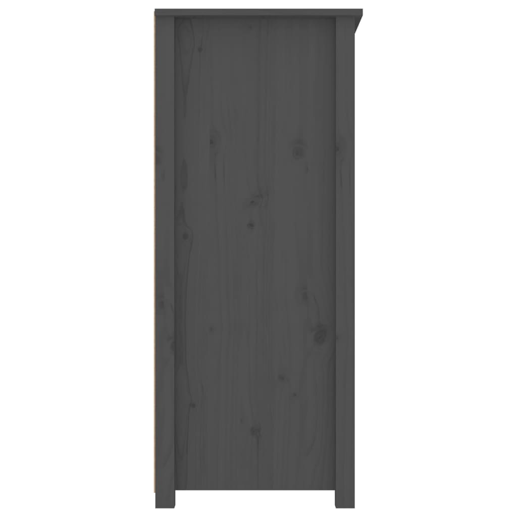 vidaXL Servantă, gri, 83x41,5x100 cm, lemn masiv de pin vidaXL Servantă, gri, 83x41,5x100 cm, lemn masiv de pin