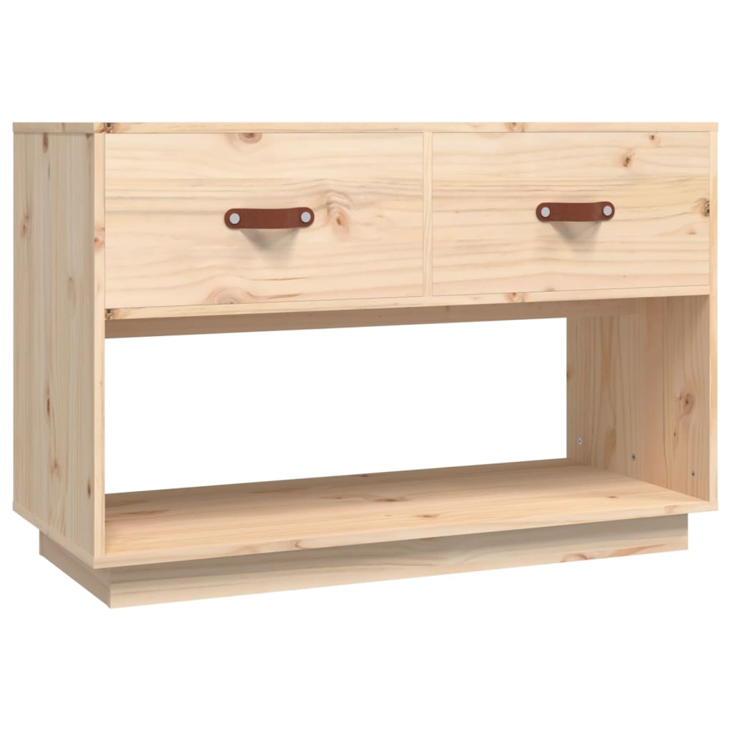 vidaXL Comodă TV, 90x40x60 cm, lemn masiv de pin