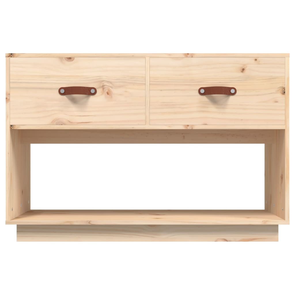 vidaXL Comodă TV, 90x40x60 cm, lemn masiv de pin