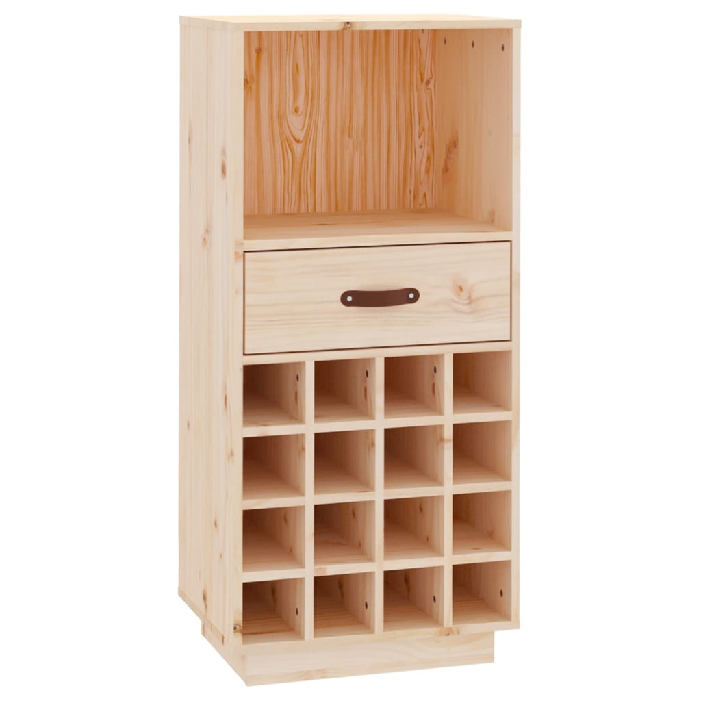 vidaXL Dulap de vinuri, 45x34x100 cm, lemn masiv de pin vidaXL Dulap de vinuri, 45x34x100 cm, lemn masiv de pin