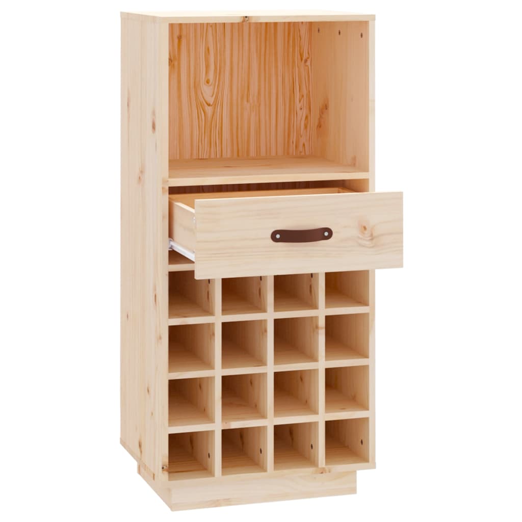 vidaXL Dulap de vinuri, 45x34x100 cm, lemn masiv de pin vidaXL Dulap de vinuri, 45x34x100 cm, lemn masiv de pin